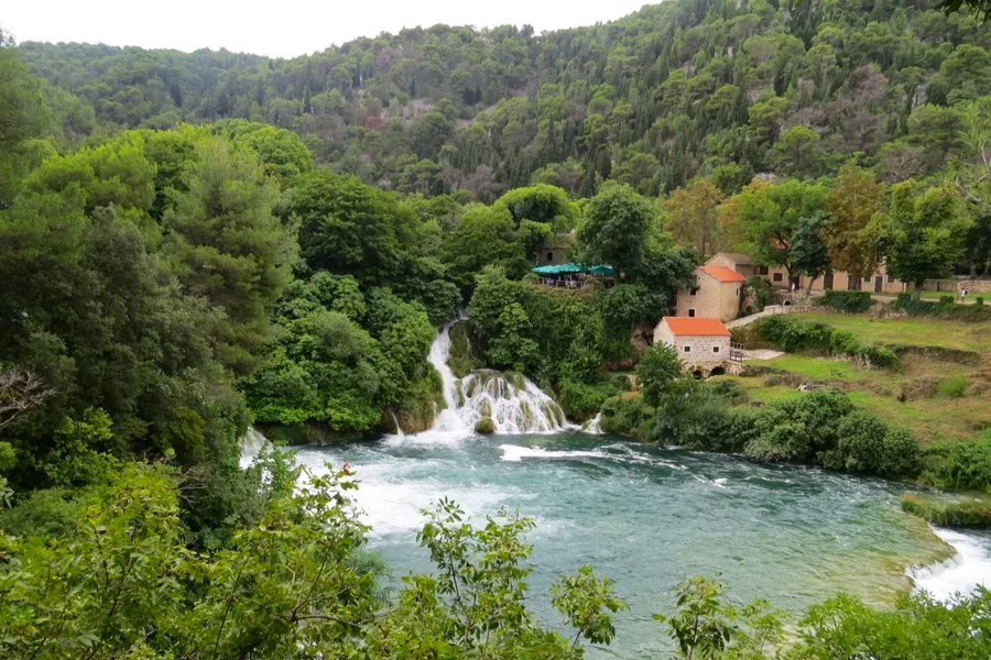 Krka National Park waterfalls, day trip from Split