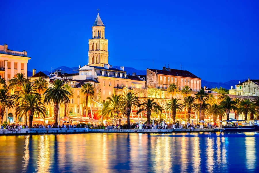 Inside Diocletian's Palace in Split old town