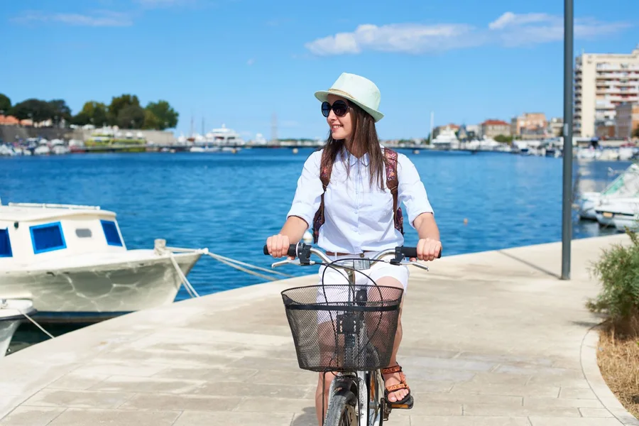 Zadar old town seen from the waterfront