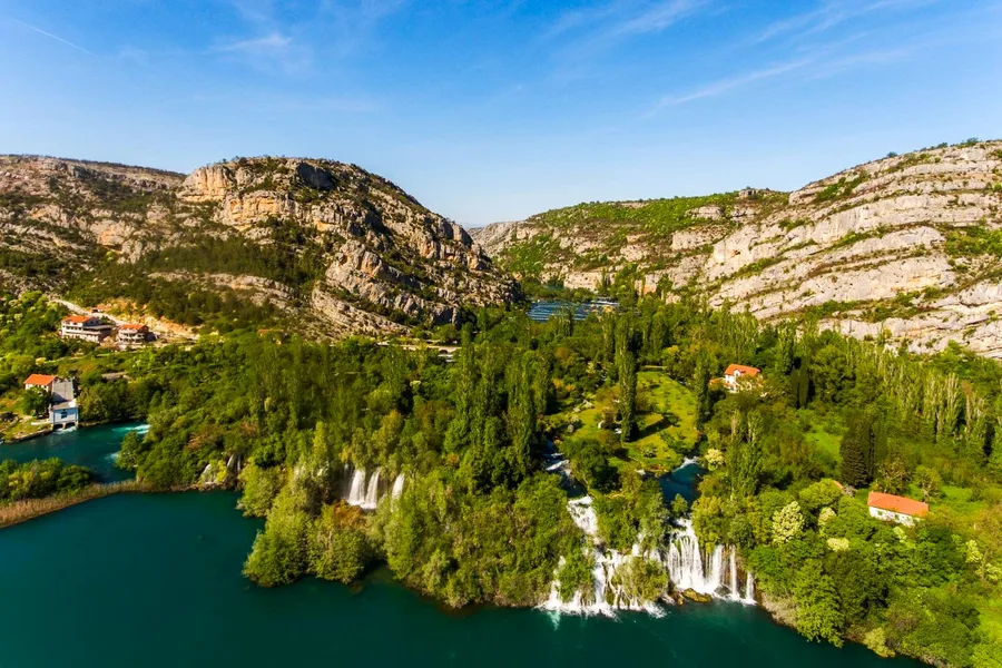 Krka National Park waterfalls, Croatia