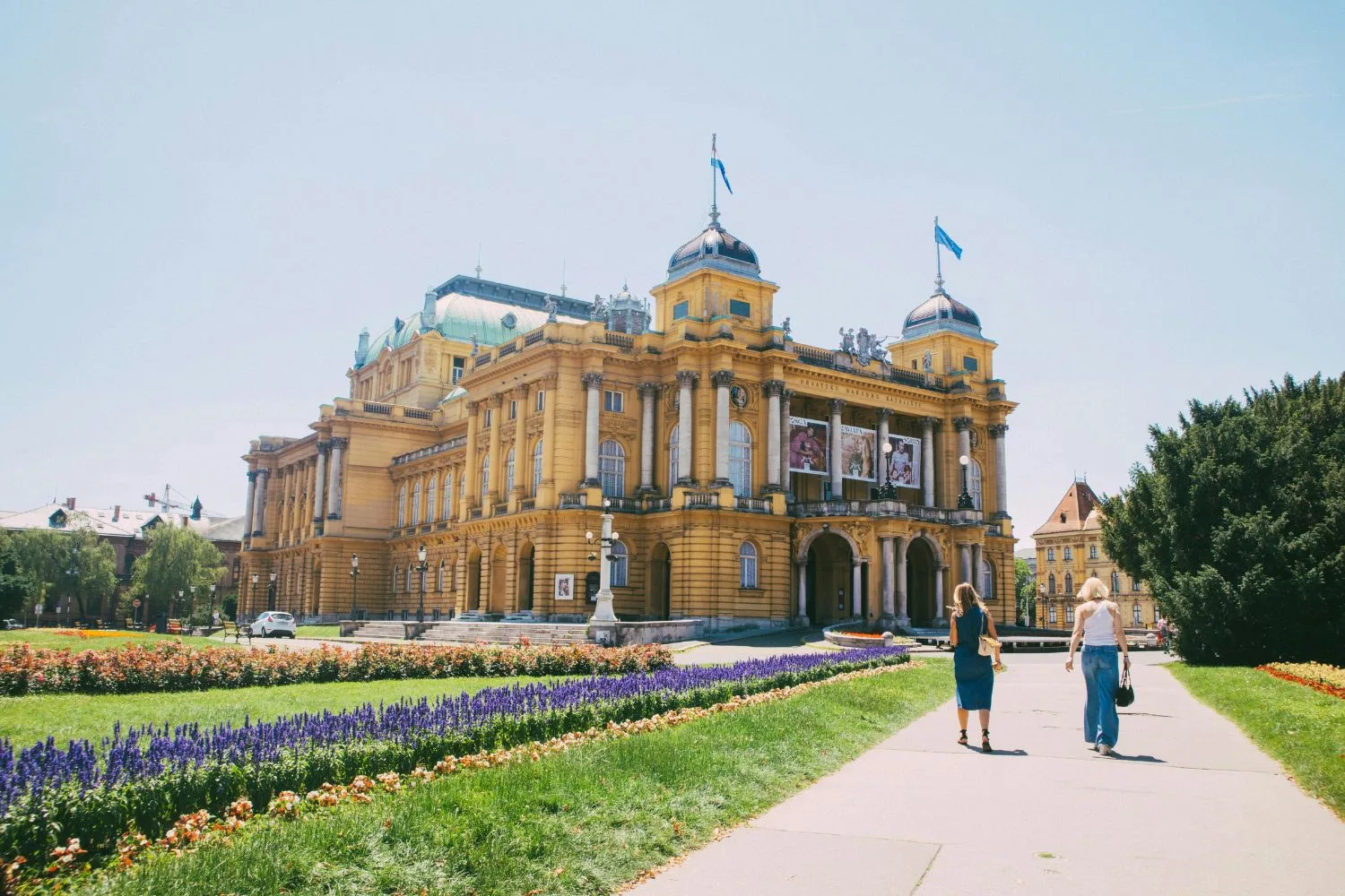 Croatian National Theatre, Zagreb, start of the Best of Croatia tour