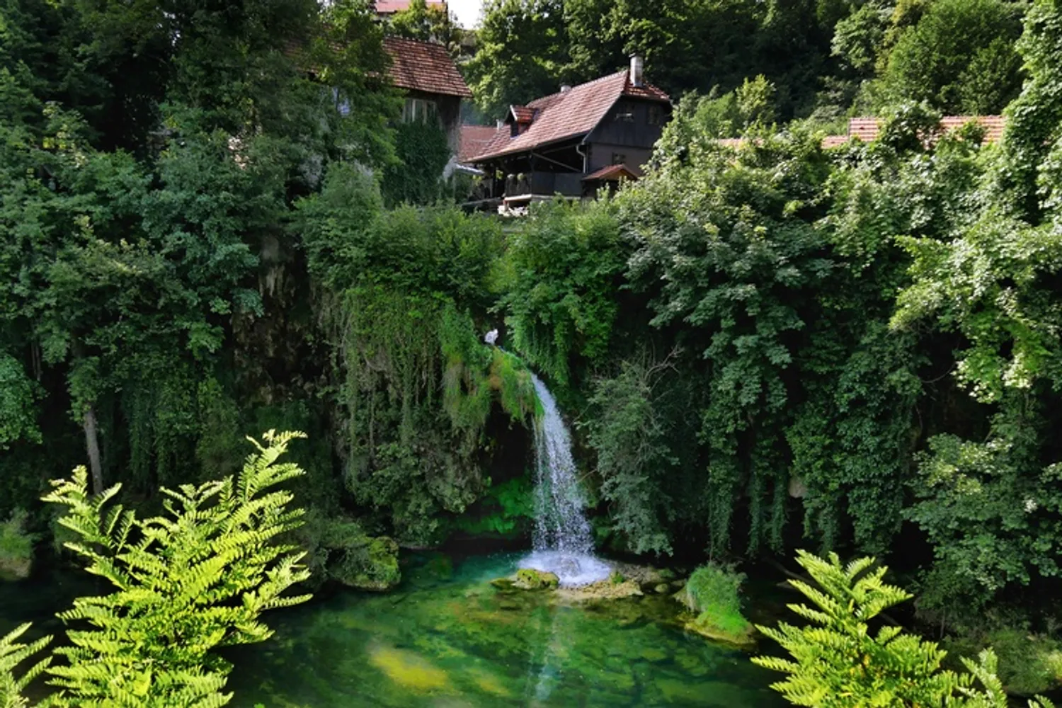 Rastoke watermill village near Slunj