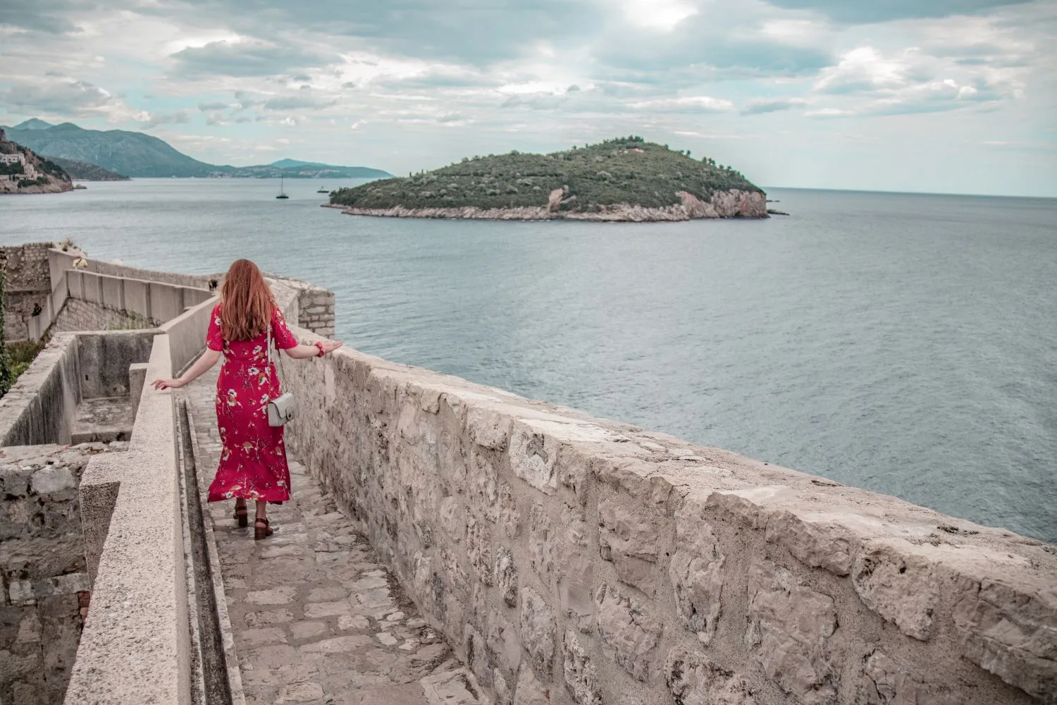 Dubrovnik city walls, end of the Best of Croatia tour