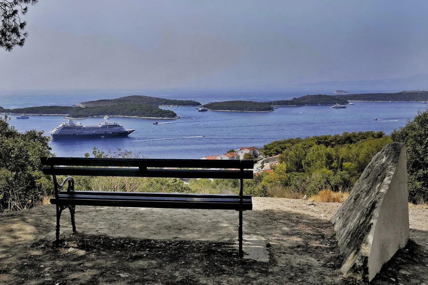 Hvar harbour, Croatia island hopping tour