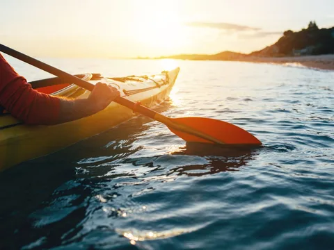 Sea kayaking on the coast near Rovinj, Istria multi-day tour