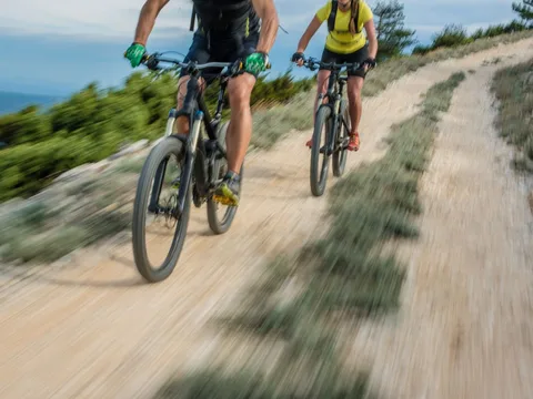 Cycling a coastal trail in Croatia