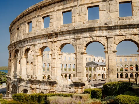 Pula Arena amphitheatre, day 7-8 of the Istria multi-day tour