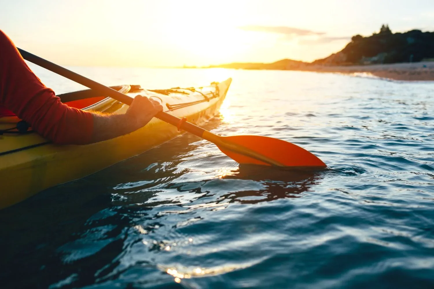 Sea kayaking off the Istrian coast
