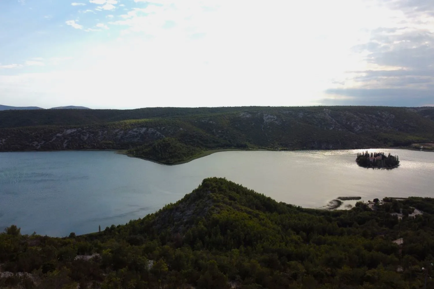 Krka National Park aerial view