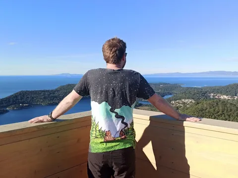 Viewpoint over Mljet Island National Park