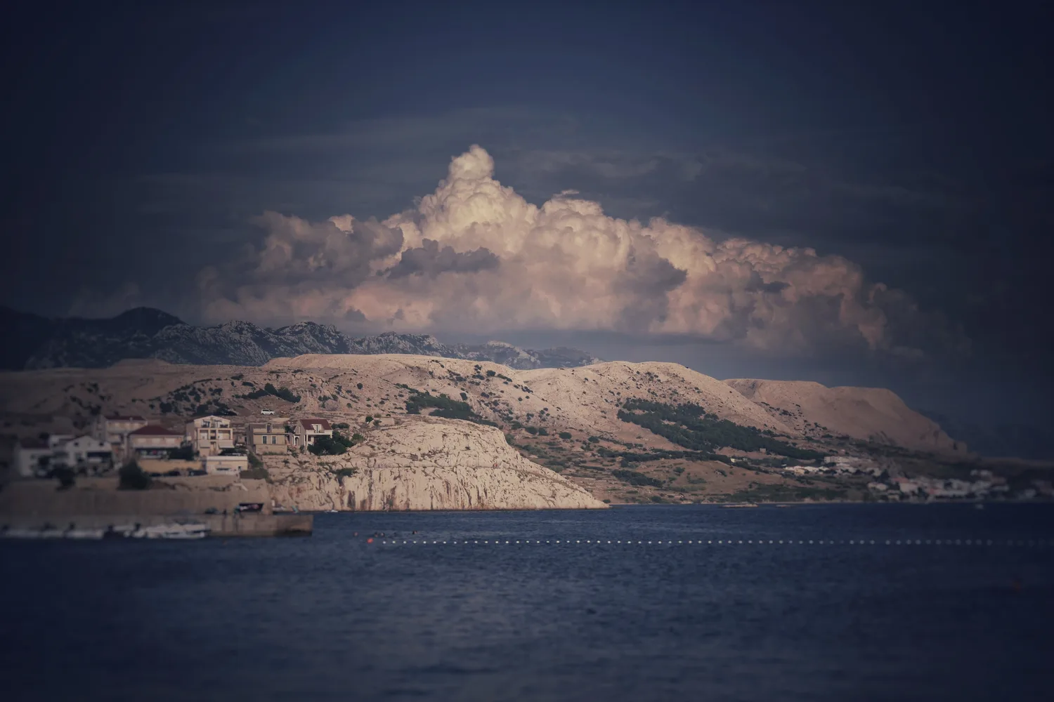 Pag Island's dramatic lunar landscape, Croatia