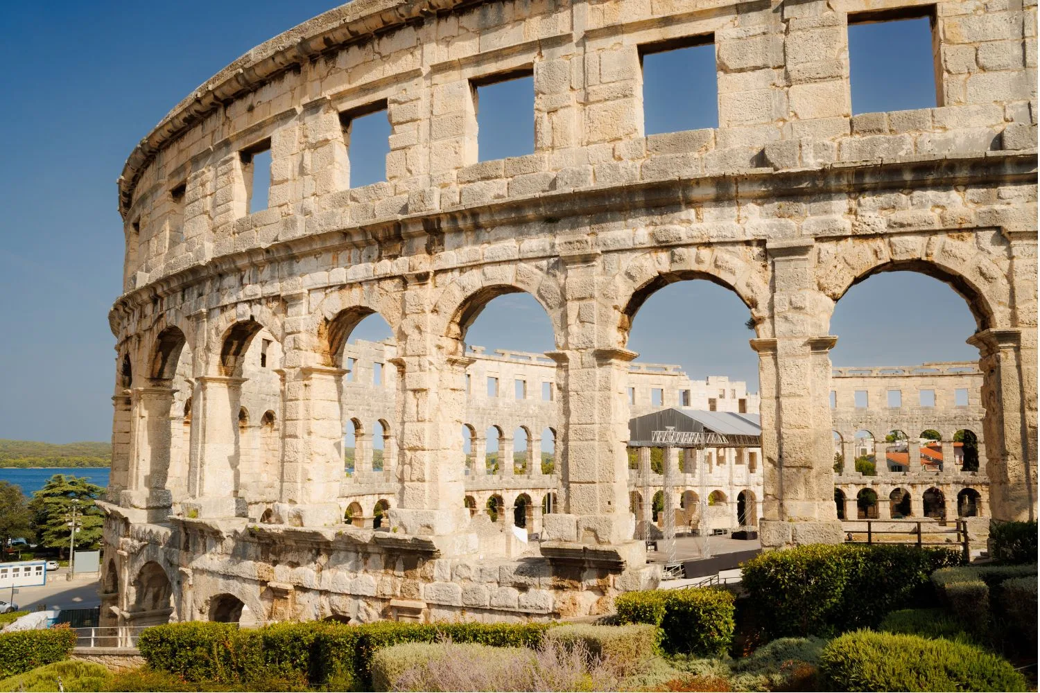 Pula Arena Roman amphitheatre, Istria, Croatia